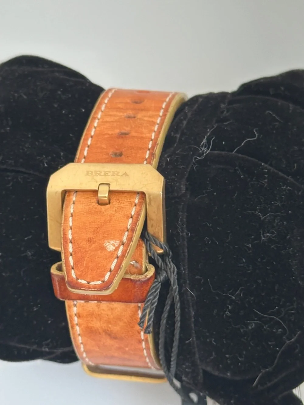 BRERA OROLOGI NEW Gold-Tone Crystal Square Watch